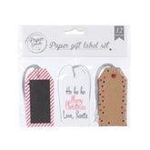 Decoris Gift Tag Pack of 12 Pieces,